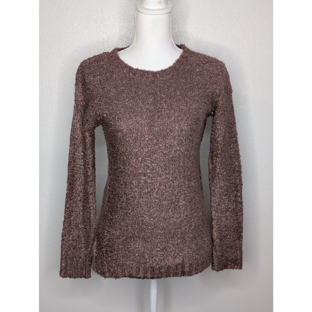 Copper Key Sweater Split Hem Womens Large Marled Blend Pullover Heathered